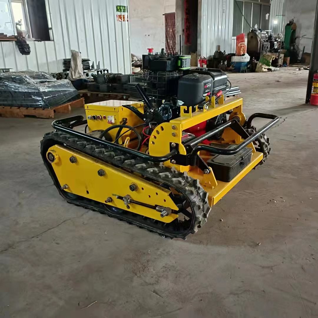 履带式百利通本田华盛汽油遥控割草机球场草坪修打草修剪机果园林图2