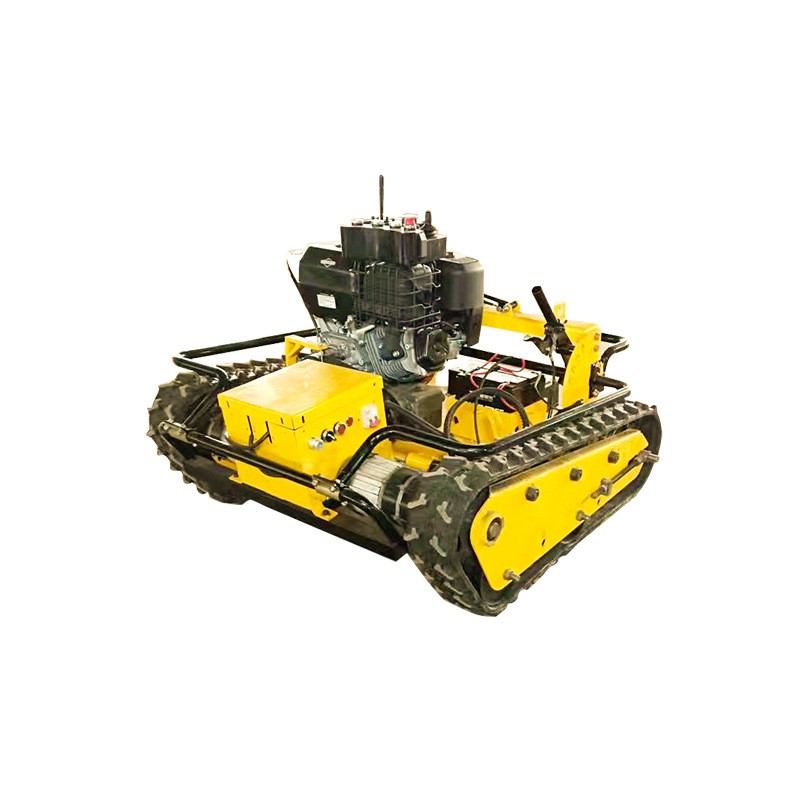 履带式百利通本田华盛汽油遥控割草机球场草坪修打草修剪机果园林图5