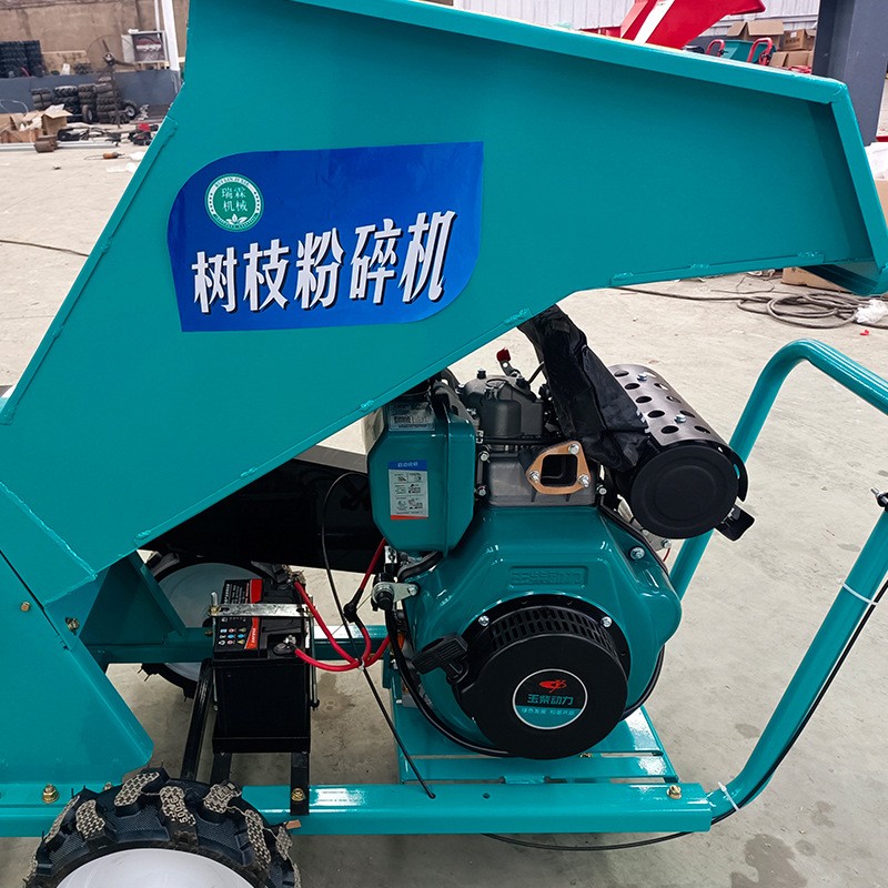 移动式树枝粉碎机树木木材粉碎机碎木机家用农用大型粉碎机小型图4