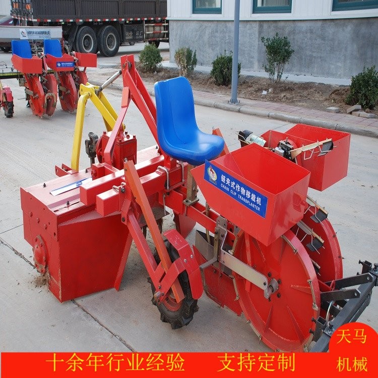 天马机械平插、斜插红薯移栽机 起垄施肥菊花种植机 一机多用 效率高图2