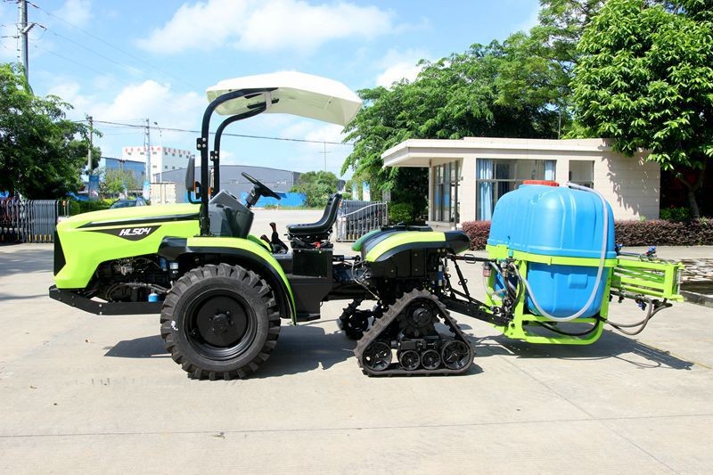 HL504惠利牌折腰小转弯半径田间作业犁地撒肥机多功能作业拖拉机图2