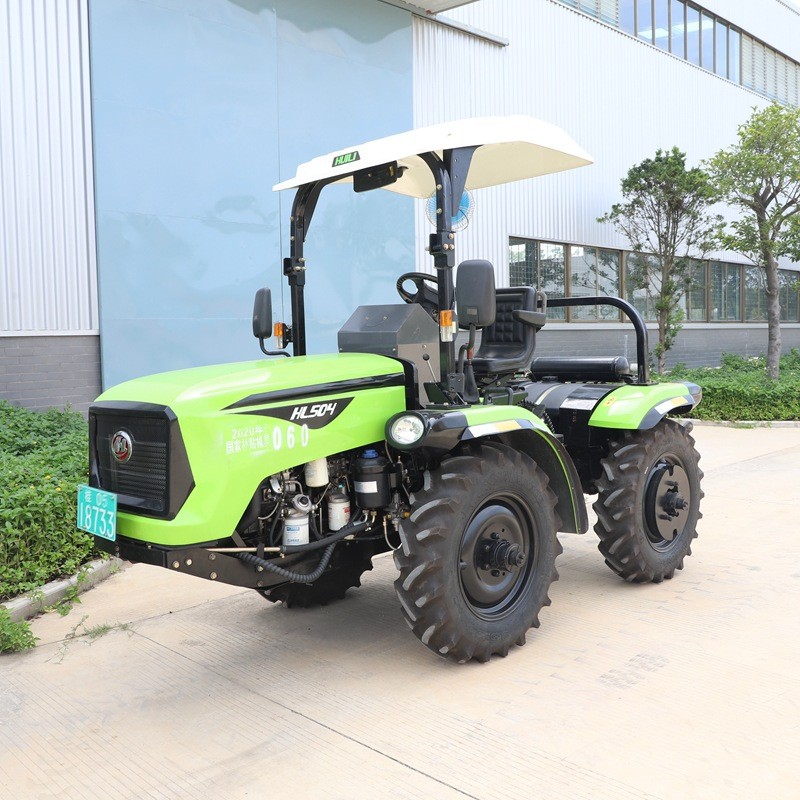 HL504惠利牌折腰小转弯半径田间作业犁地撒肥机多功能作业拖拉机图4