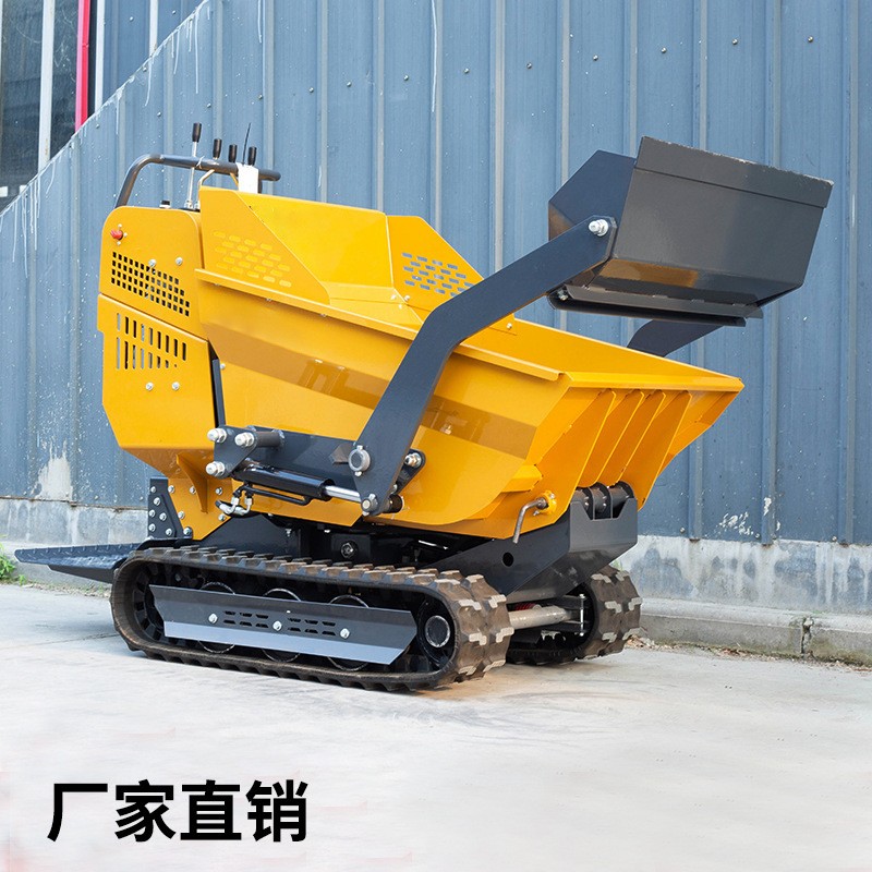 爬山虎履带运输车 多功能全地形装卸车农用果园拖拉机山地自卸车图2