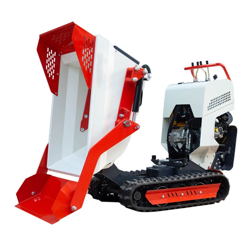 爬山虎履带运输车 多功能全地形装卸车农用果园拖拉机山地自卸车图5