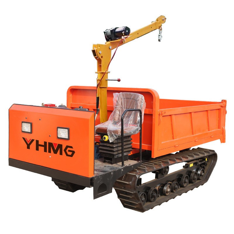 履带运输车小型农用田间山地车自卸运料全地形拖拉机爬山虎运输车图5