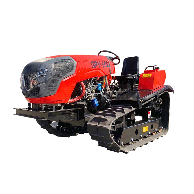 厂家批发25马力开沟犁地机 水旱两用田园微耕机 履带式汽油旋耕机图5