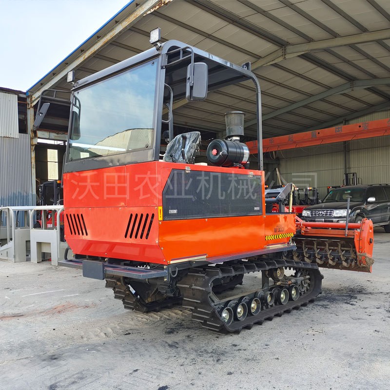 100马力水旱两用履带旋耕机水田打浆机艾和同款履带旋耕机打田机图2