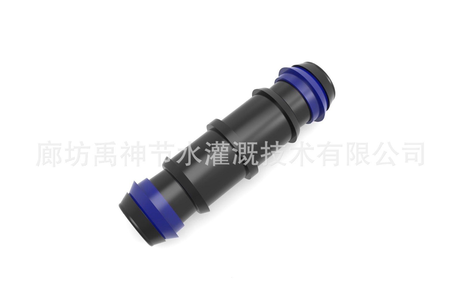 厂家供应 PE管直接 倒钩毛管直接 滴灌管接头带加强环图5