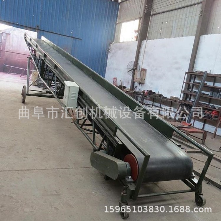 全自动带式输送机 移动式流水线输送带 大倾角带式皮带机按需定制图3