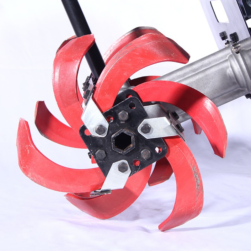 新款小型手推式微耕机农用汽油旋耕机多功能家用翻土机现货批发图3