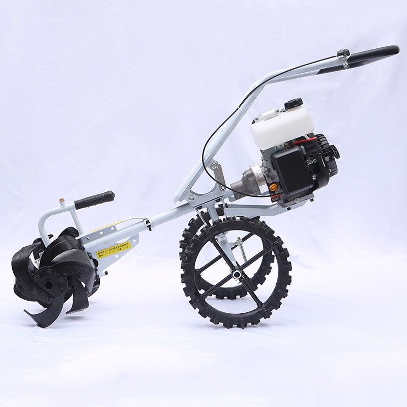 厂家直售农业微耕机二次冲程汽油松土除草机小型农用旋耕机批发图3