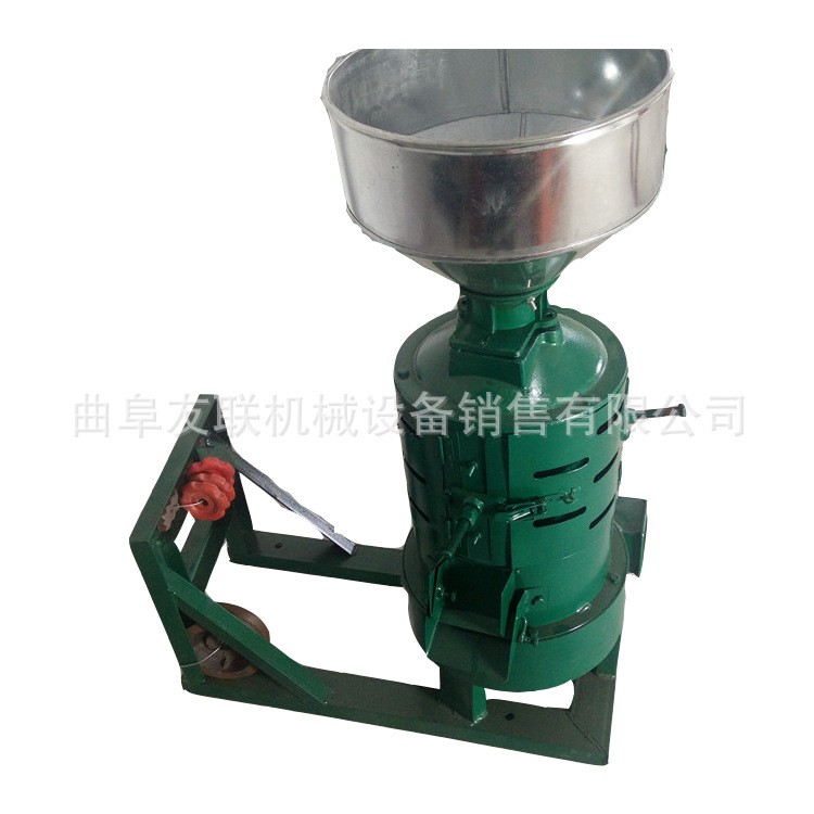 电动柴油两用去皮碾米机 200型玉米高粱脱皮碾米机 粮食脱皮机图4
