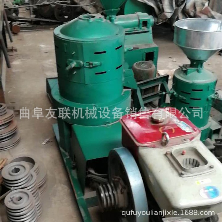 粮食加工坊电动碾米机 小型立式砂辊碾米机 330立式砂辊碾米机图4