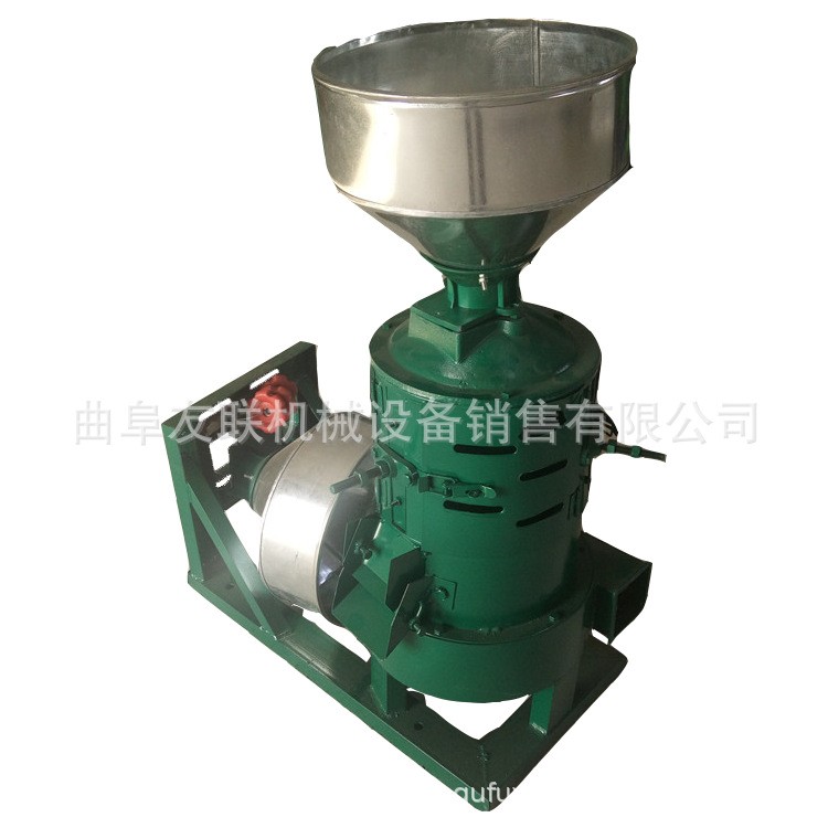 粮食加工坊电动碾米机 小型立式砂辊碾米机 330立式砂辊碾米机图5