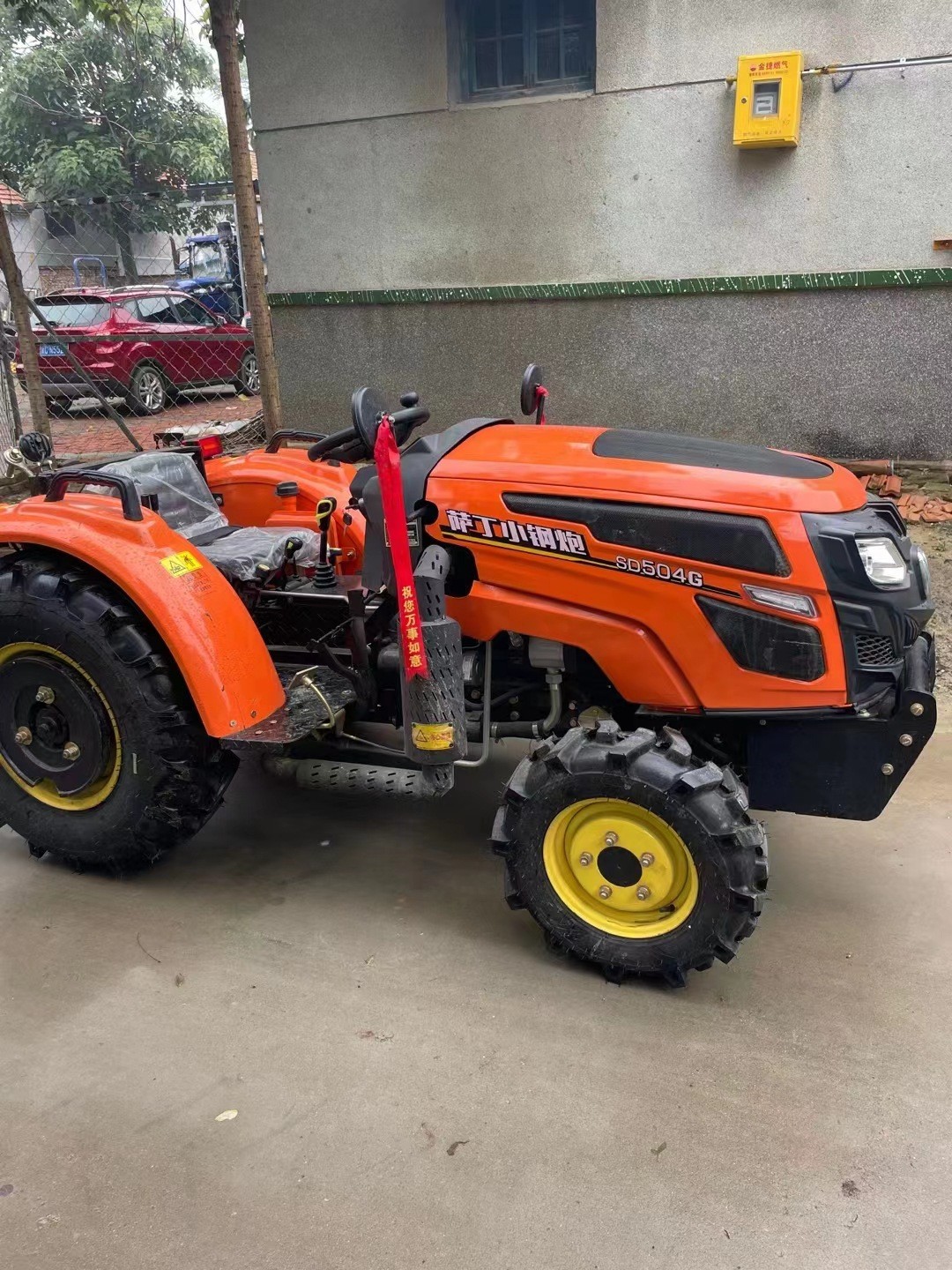 新型小四轮拖拉机 四轮打田犁地机 35马力单缸多功能小型耕田机图3