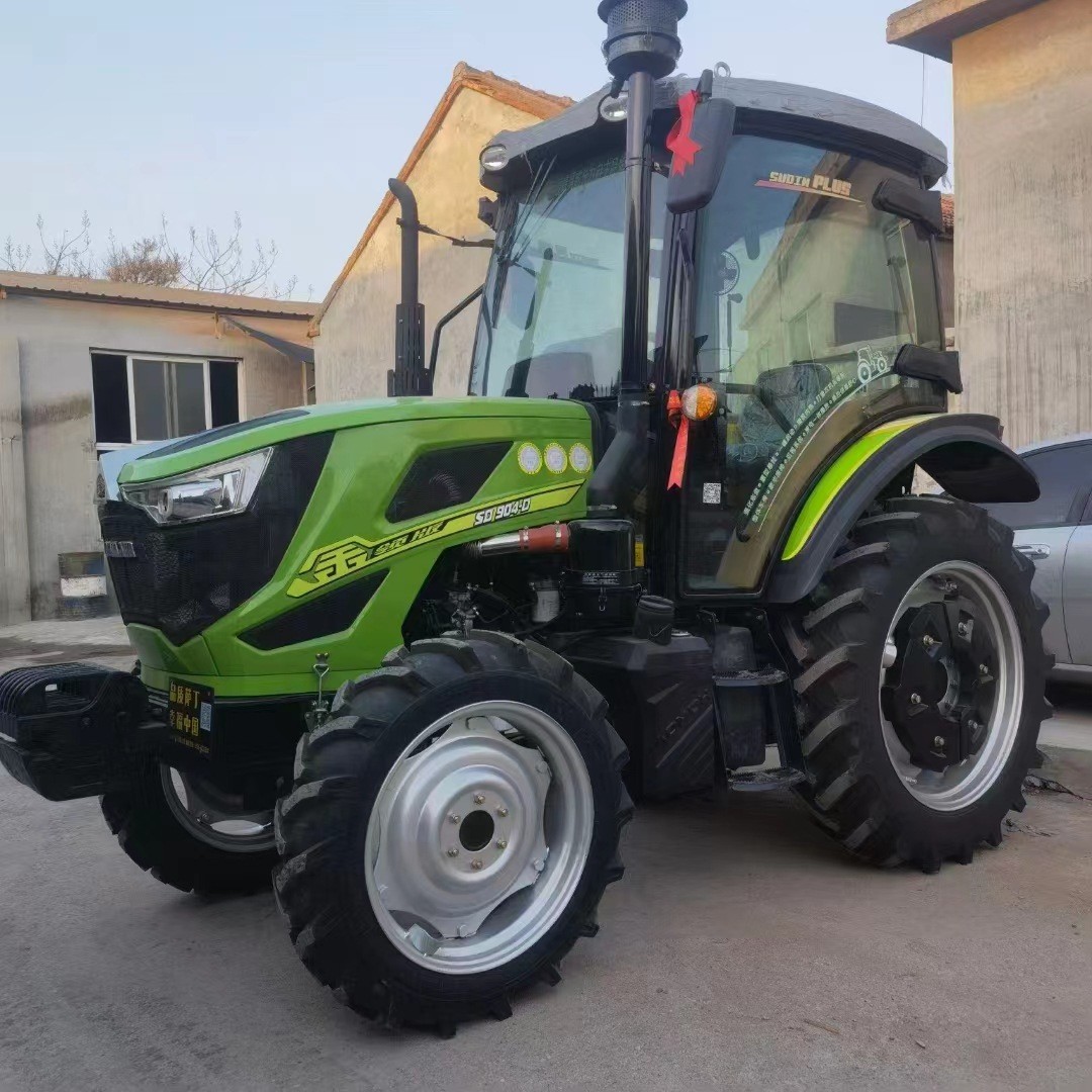 全新904中型农用轮式耕田机 可配带多宽农具拖拉机 四轮拖拉机图2