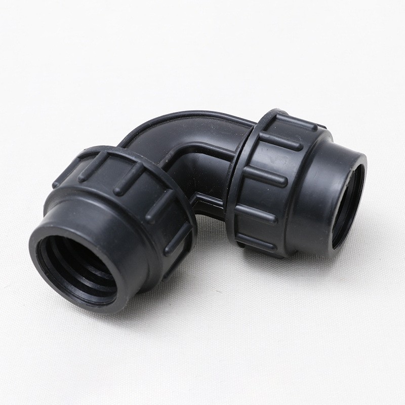 pe管快接管件PE快接等径三通管件大棚吊喷农业生产用水管接头三通图3
