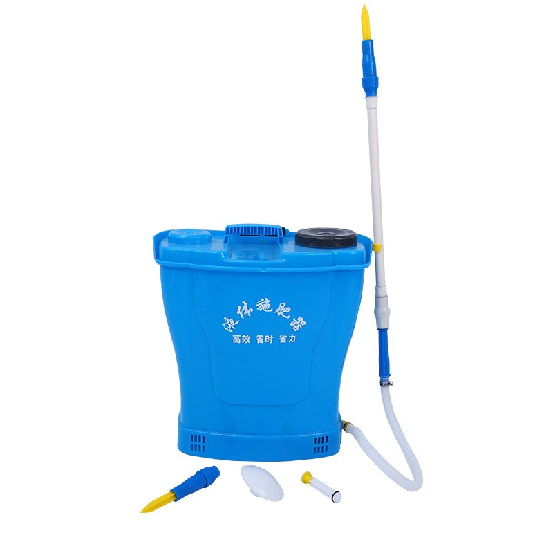 厂家批发背负式手动液体施肥器施肥机农药手压式新型双管水肥器图5