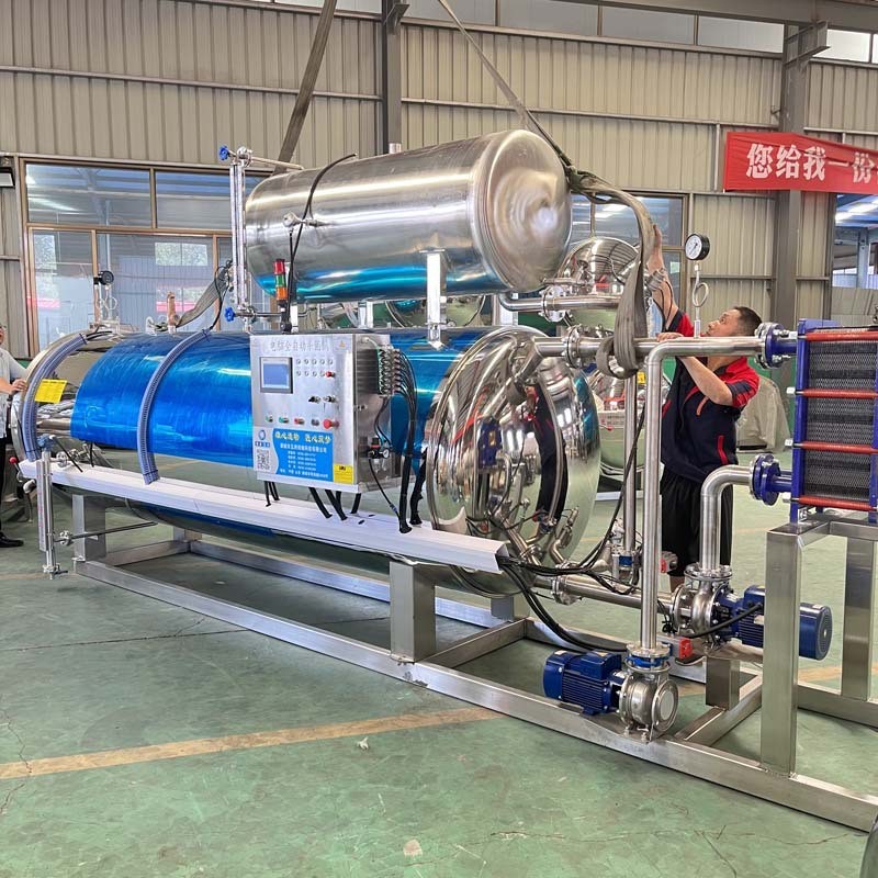 真空袋装食品灭菌设备 高温肉粽水浴杀菌锅不锈钢熟食杀菌釜图3