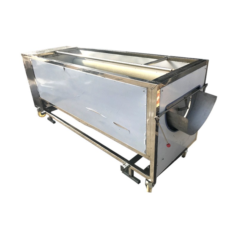大型U型辊清洗机 不锈钢红枣干洗机 全自动辊刷清洗机图5