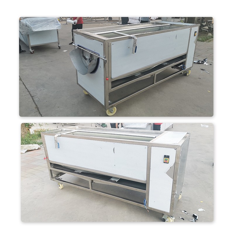 不锈钢红枣清洗机 大型骏枣干洗机 U型红枣清洗机设备图3