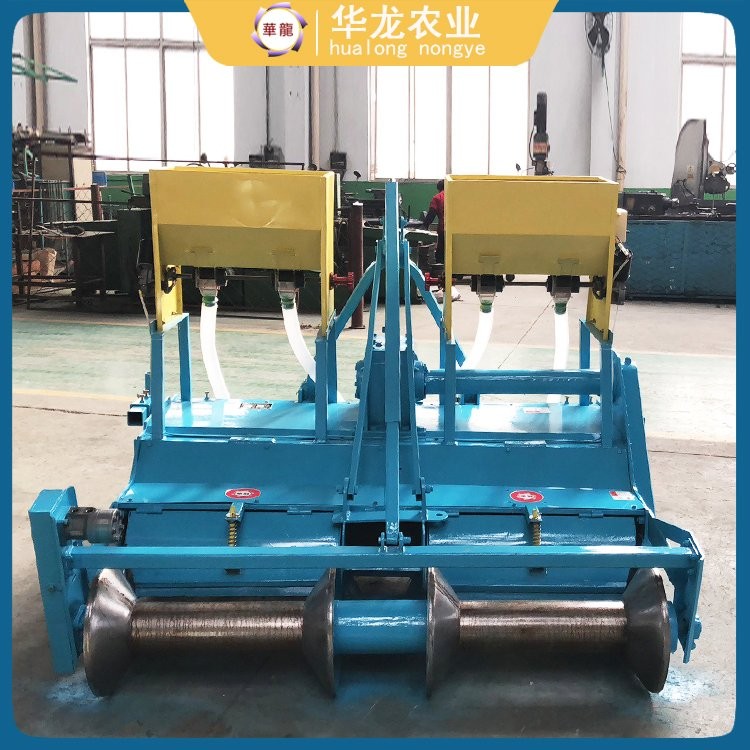华龙精整起垄机_牵引式旋耕起垄施肥覆膜覆膜一体机_农机厂家图5