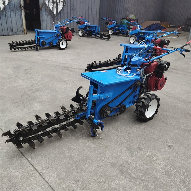 丽鸿机械 管道挖槽机 链条开沟机 工程改造用开槽机图3