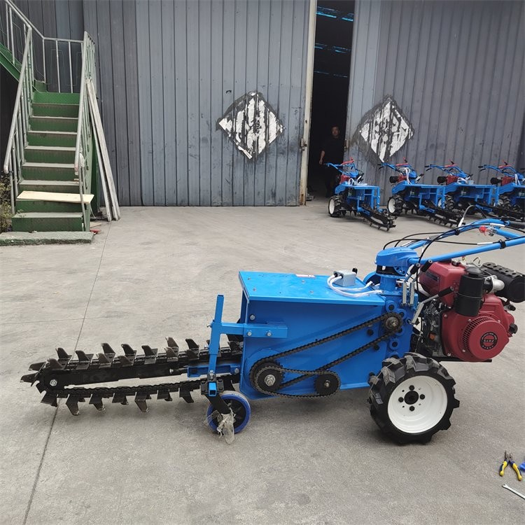 丽鸿机械 管道挖槽机 链条开沟机 工程改造用开槽机图5