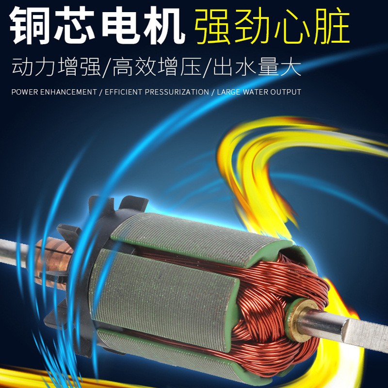 农用高压锂电池背负式智能充电农药喷壶打药机电动喷雾器图5