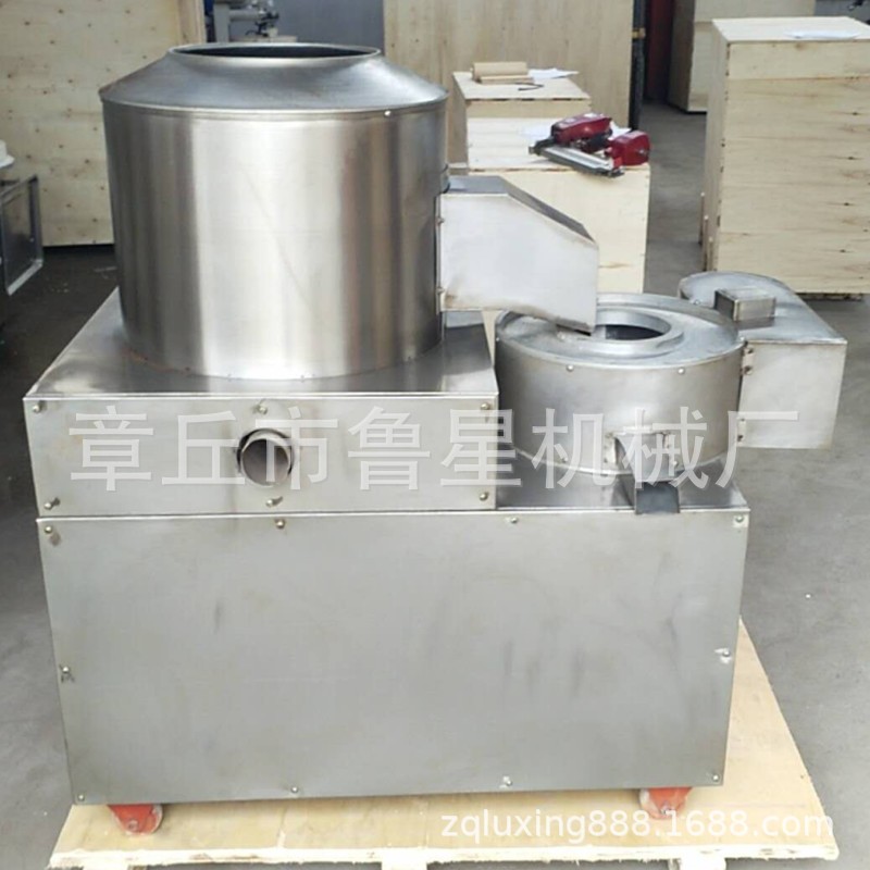 现货供应土豆清洗脱皮切丝机 商用全自动土豆去皮切条一体机图4