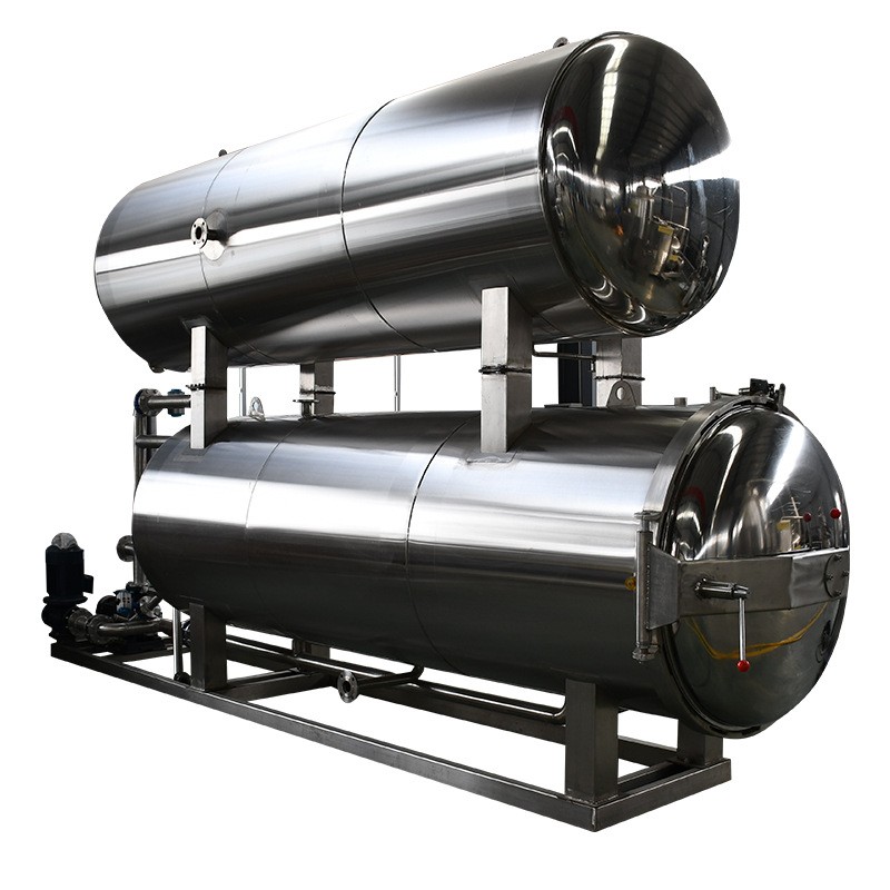 双层水浴式灭菌锅 商用小型杀菌机 电加热肉制品熟食高温杀菌锅图5