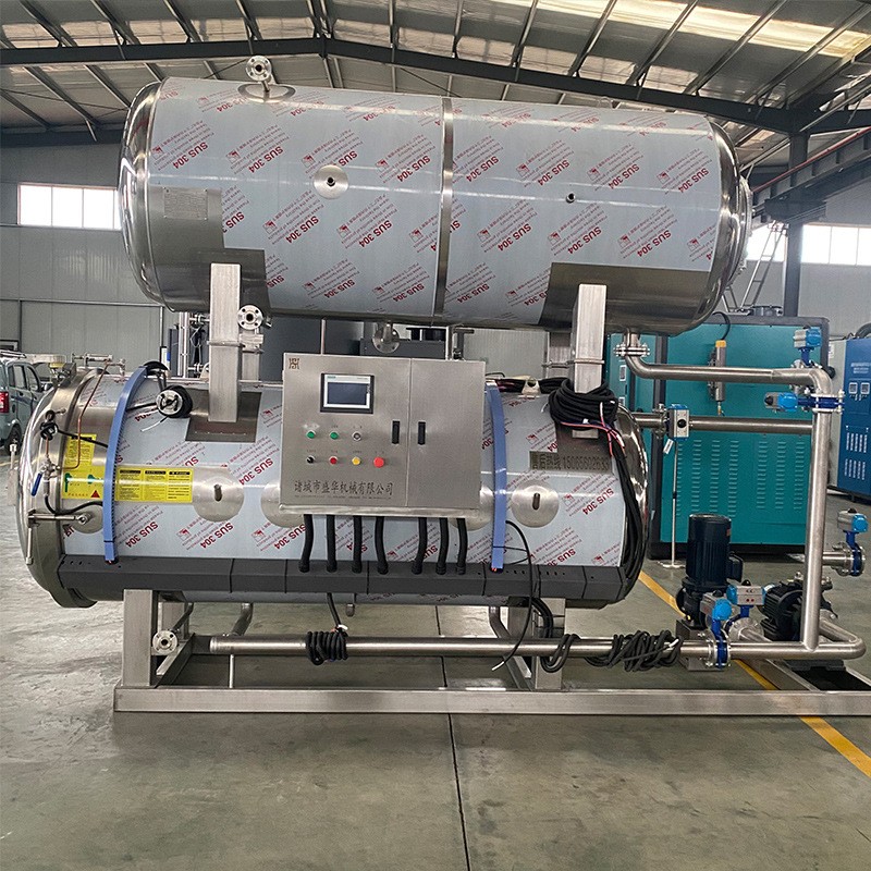 双层水浴式灭菌锅 商用小型杀菌机 电加热肉制品熟食高温杀菌锅图3