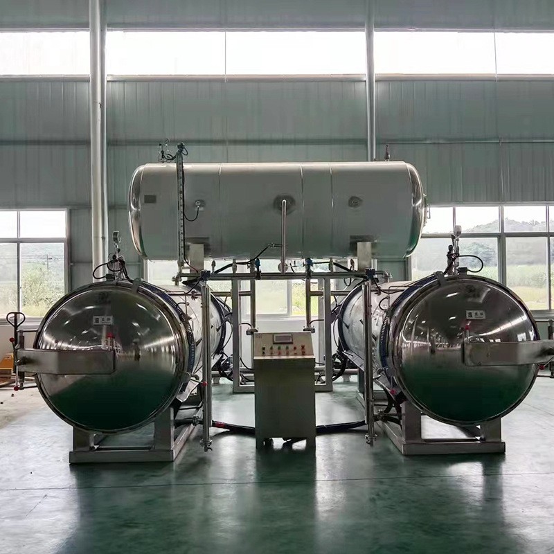 双层水浴式灭菌锅 商用小型杀菌机 电加热肉制品熟食高温杀菌锅图2