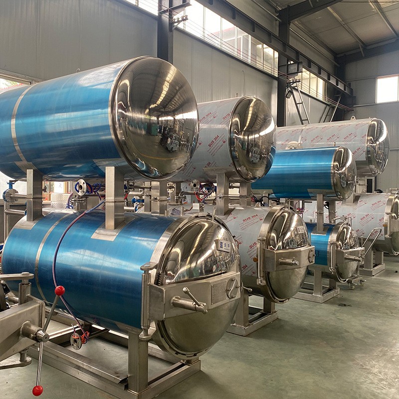 双层水浴式灭菌锅 商用小型杀菌机 电加热肉制品熟食高温杀菌锅图4