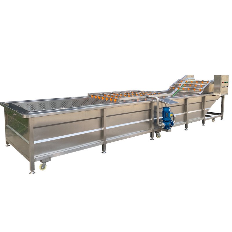 供应果蔬成套加工设备 蔬菜清洗沥水设备 净菜清洗风干线设备商用图5