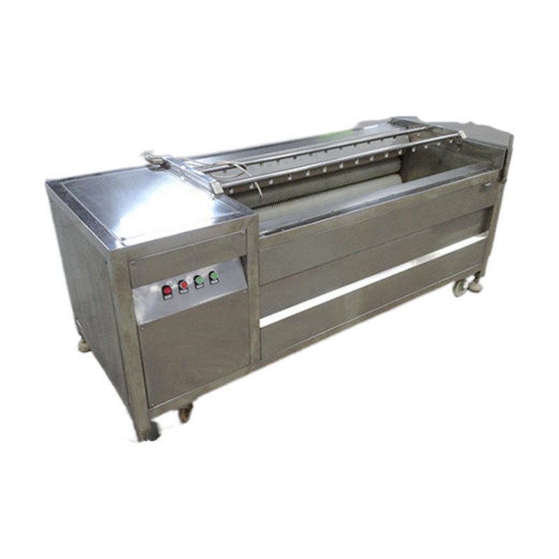 毛辊喷淋清洗机设备 根茎类蔬菜清洗机厂家 芋头去泥沙毛辊清洗机图5