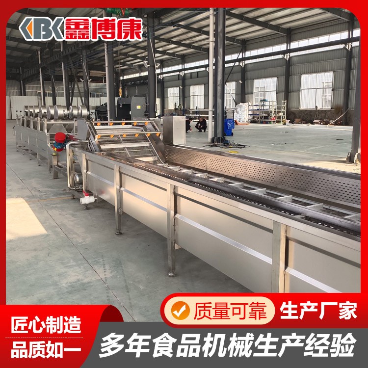 气泡式果蔬清洗机 叶类蔬菜连续式清洗设备 猕猴桃喷淋水浴洗果机图2