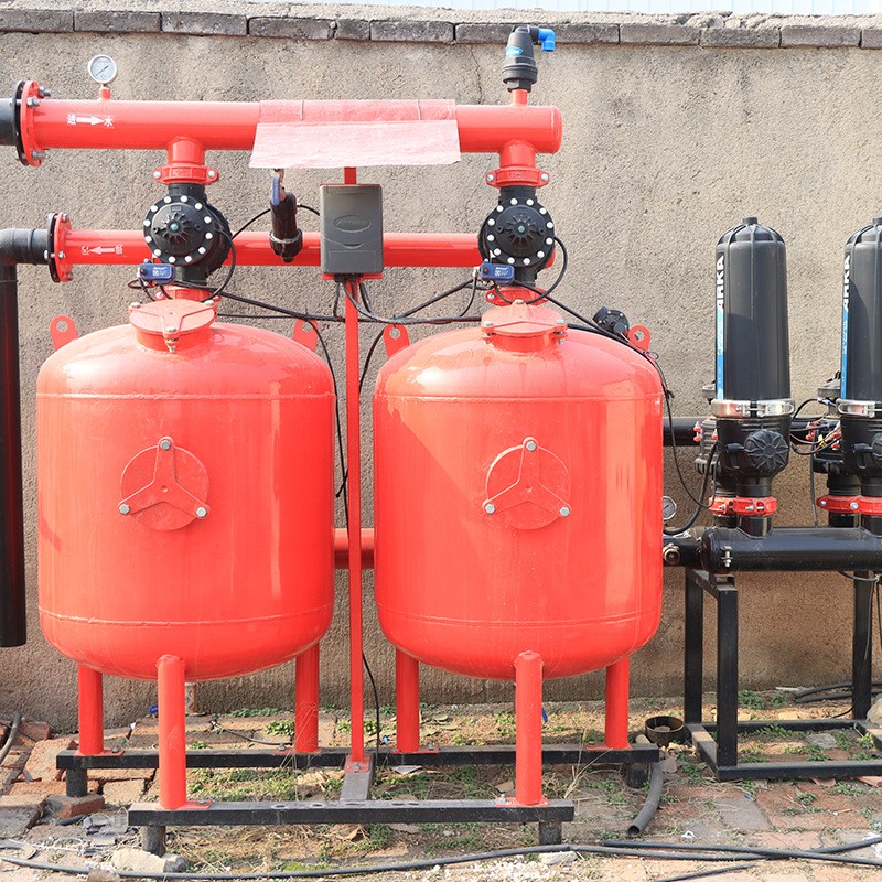 现货供应农用不锈钢固液分离农田果园节水灌溉全自动砂石过滤器图4