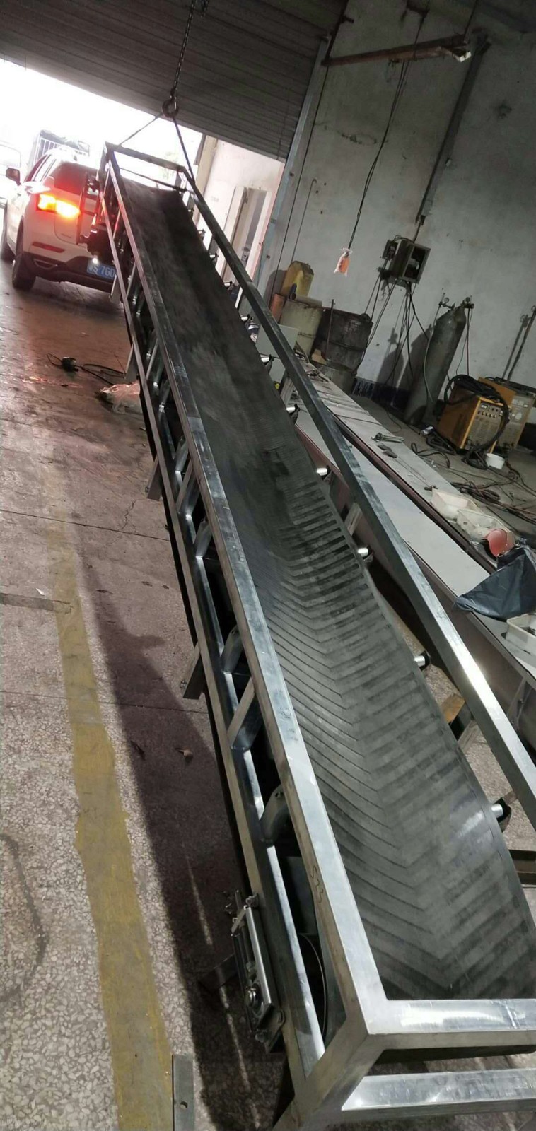 皮带输送机爬坡皮带传送机 污泥石子装车皮带输送机图3