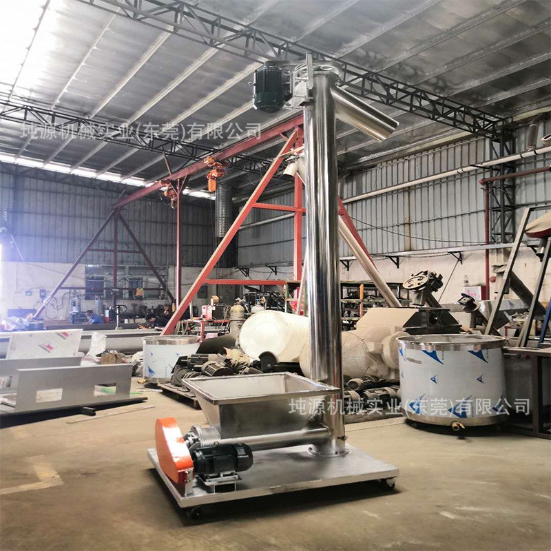 螺旋上料机 不锈钢颗粒粉末送料机全自动加料机螺旋垂直提升机图3