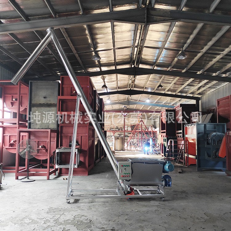 螺杆上料机 淀粉咖啡粉送料机 小麦大豆不锈钢输送机 螺旋上料机图2