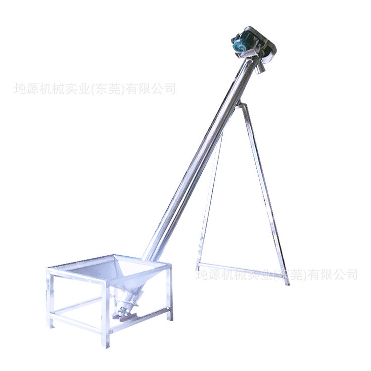 粉体螺杆上料机 食盐输送机 塑料颗粒喂料机 不锈钢螺旋上料机图5