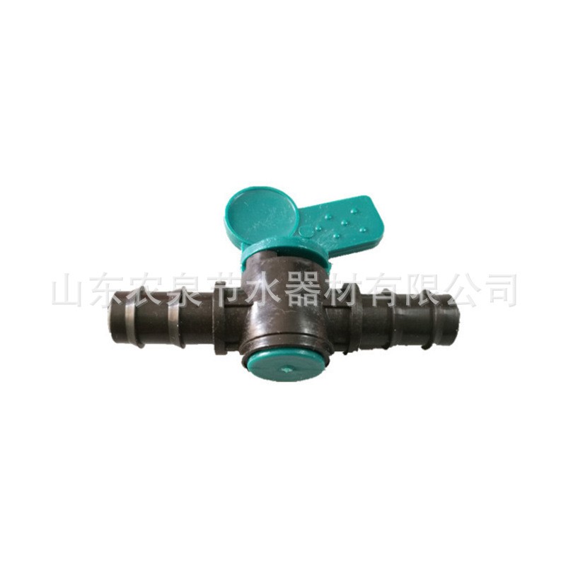 承插直通阀生产销售节水灌溉pe管滴灌管简易内插AK直通阀门开关图2