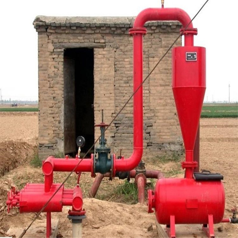 工厂直供钢制离心过滤器 农业泥沙河水过滤用离心过滤器图2