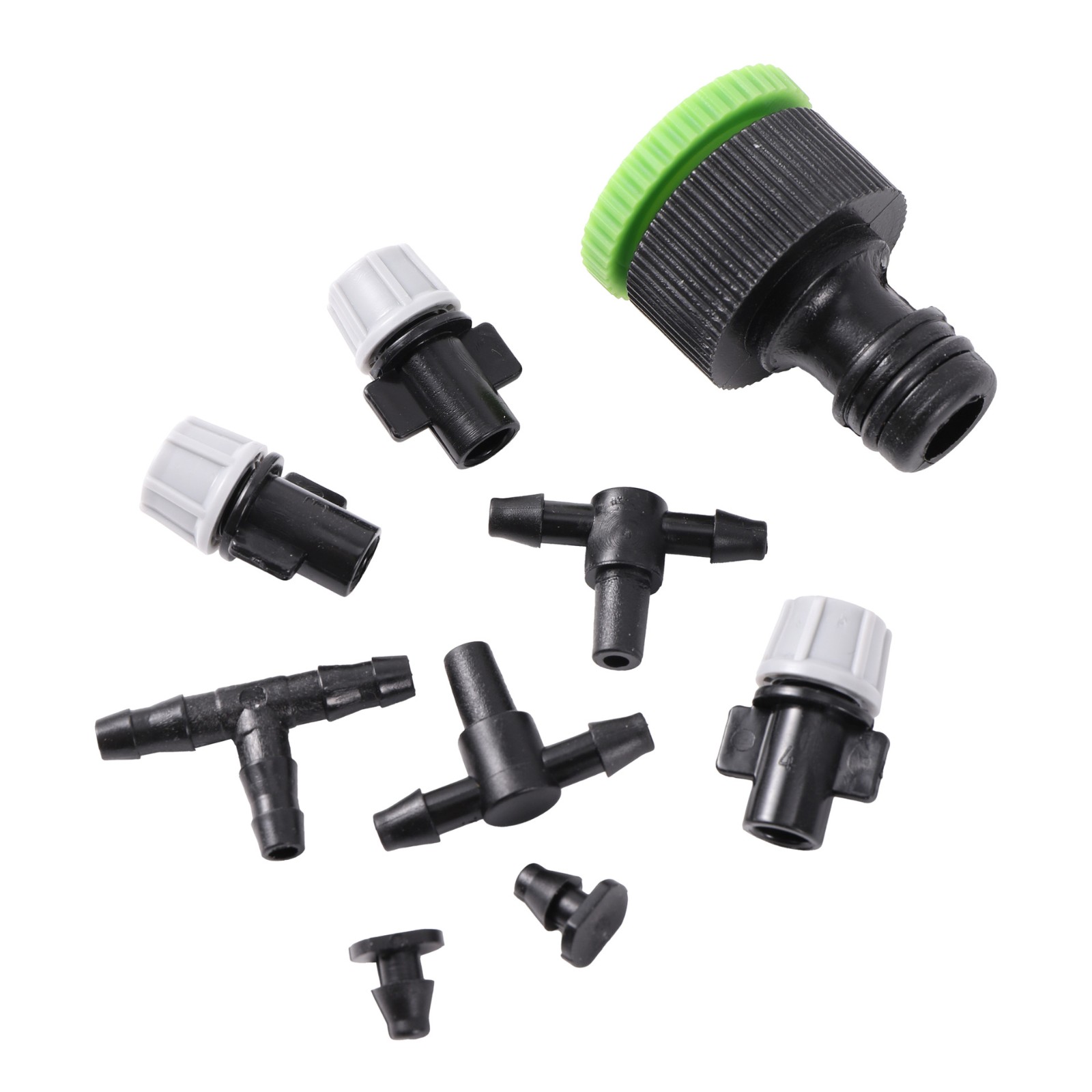 简易微型10米12喷头花园灌溉浇花套装 家庭花园 盆栽绿植浇水组合图5