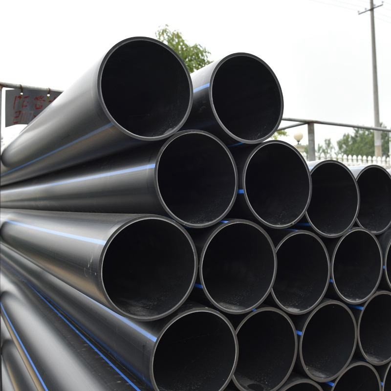 厂家直供农田灌溉管 黑色淌水管 外径90节水灌溉专用pe管图4