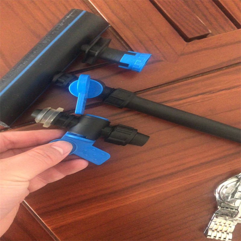 厂家直供 滴灌带阀门接头 大田大棚滴灌带专用硬管软带旁通阀图5