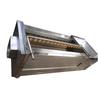 胡萝卜清洗机 全自动清洗设备 不锈钢毛辊去泥去皮机