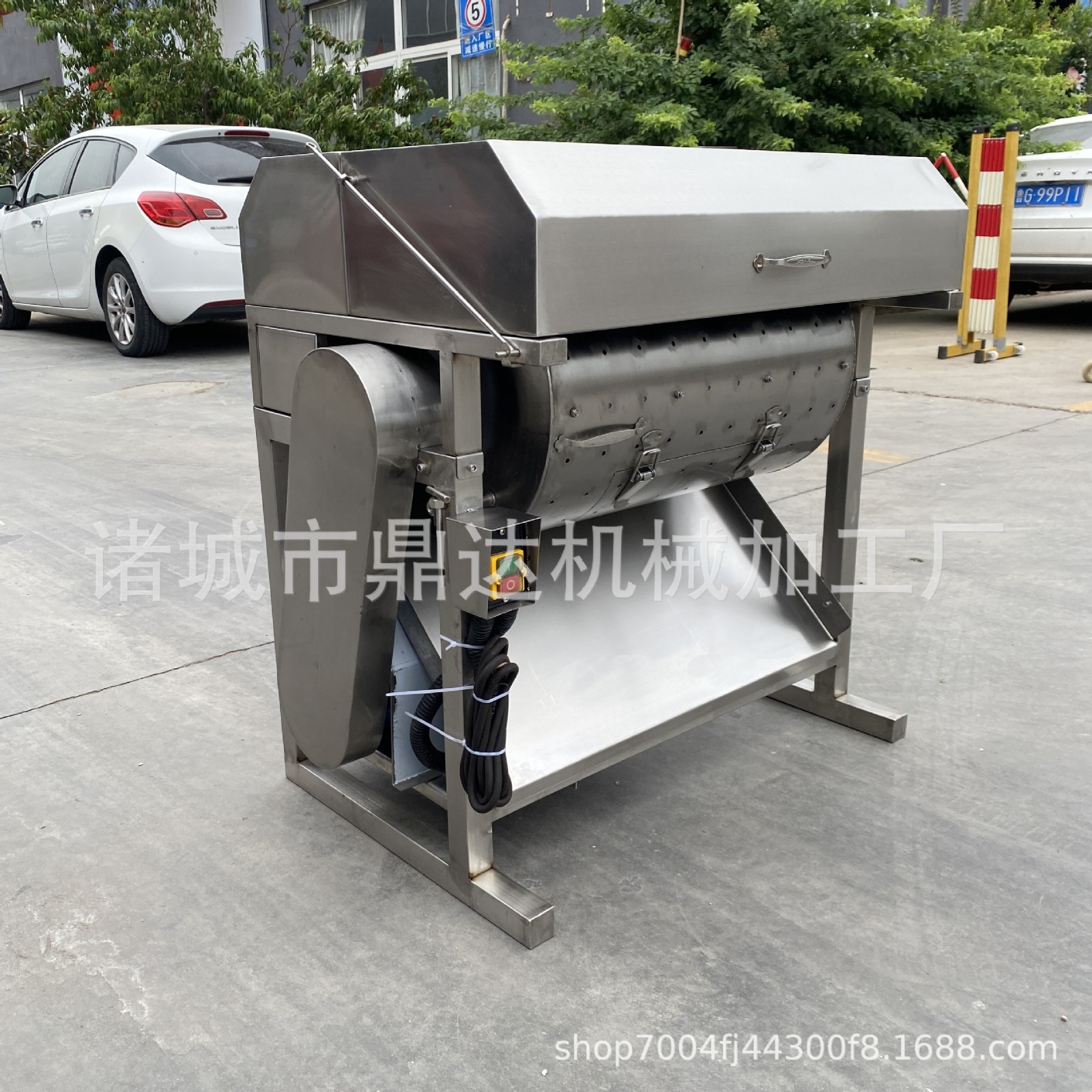 厂家生产鸭肠鸡肠清洗机 鸡嗉子滚筒式清洗机 鱿鱼全自动冲洗机图4