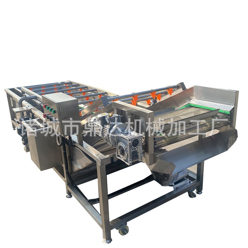 厂家供应豆角气泡清洗机 包装袋喷淋式清洗设备 全自动酱菜清洗机图5